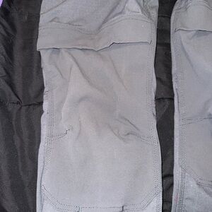 Carhartt Gray Cargo Pants with Lightweight Fabric and Loose Fit